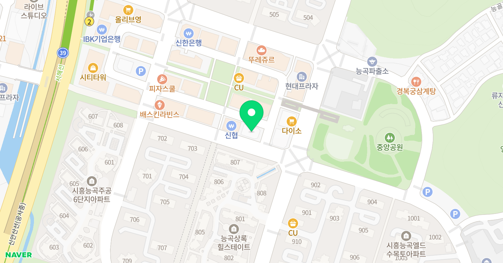 레이나 무용학원 위치