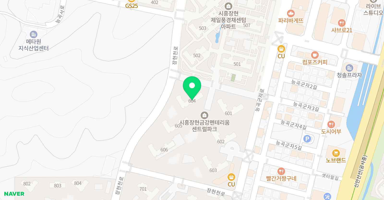 기탄 사고력교실 장현금강펜테리움점 위치