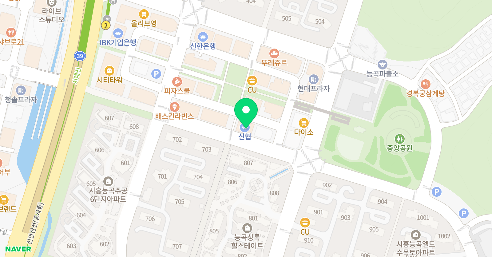 열정 태권도장 위치