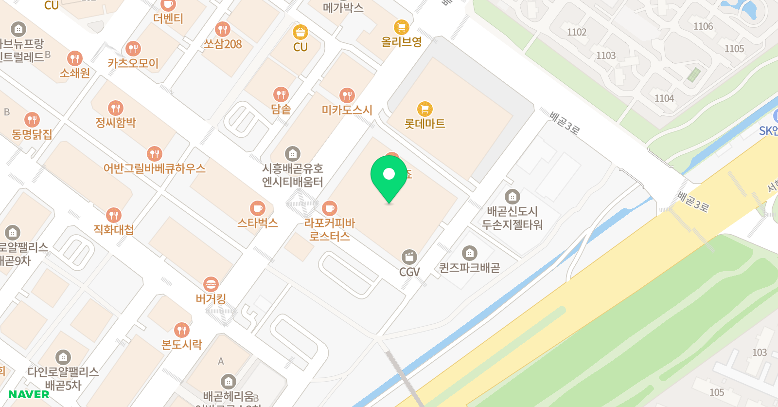 몽키즈클라이밍 시흥배곧점 위치