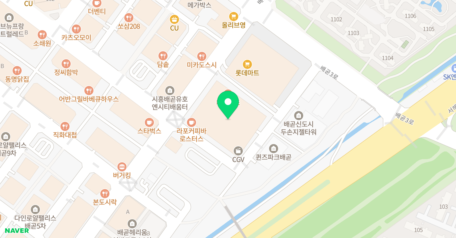 TOP 농구 교실 시흥점 위치