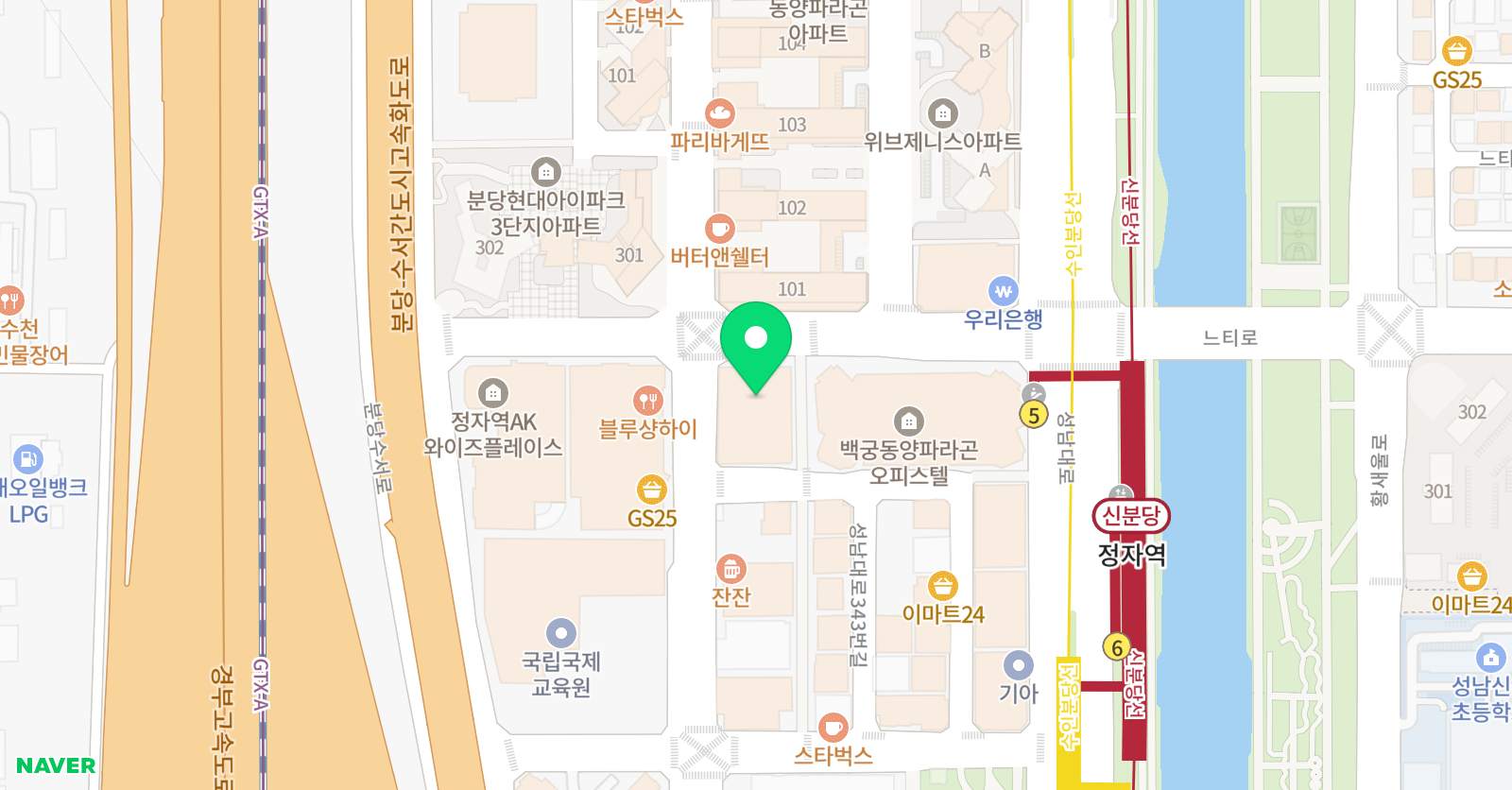 PIE 어학원 위치