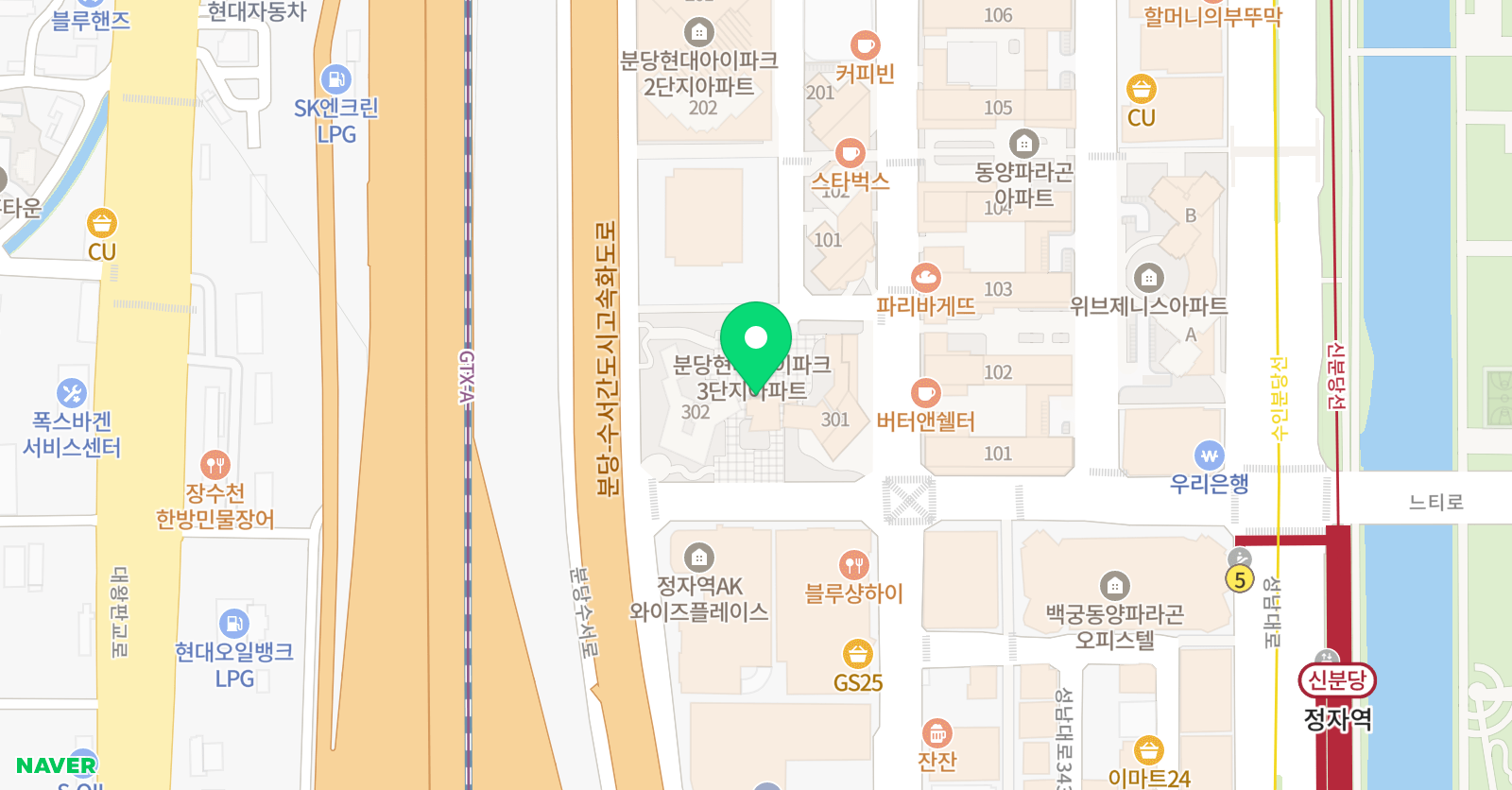 문예원 분당점 위치