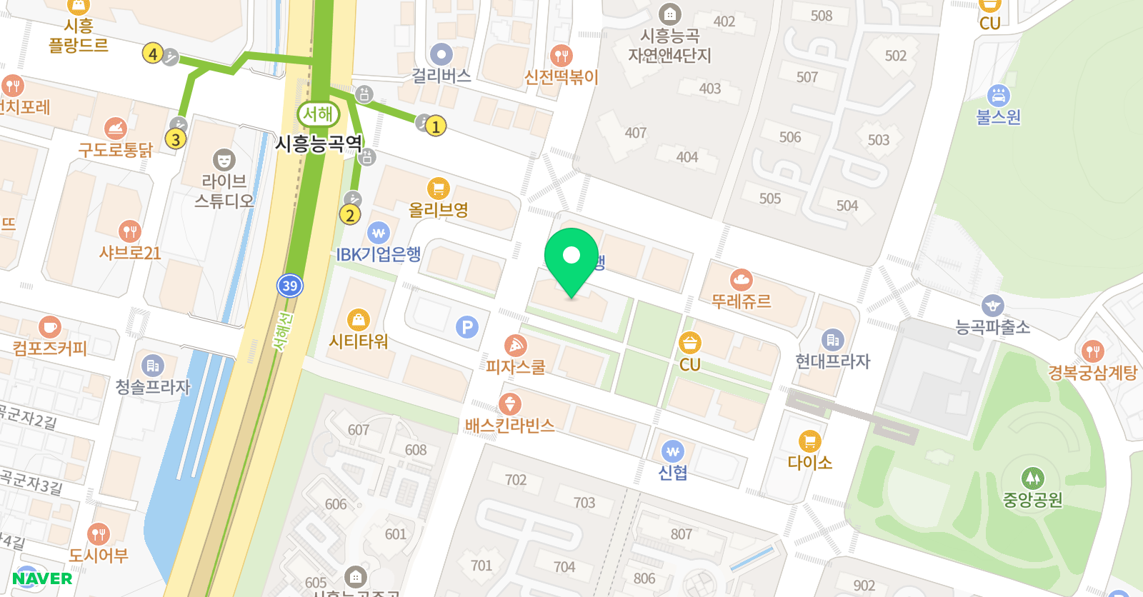 팀드래곤 복싱 능곡점 위치