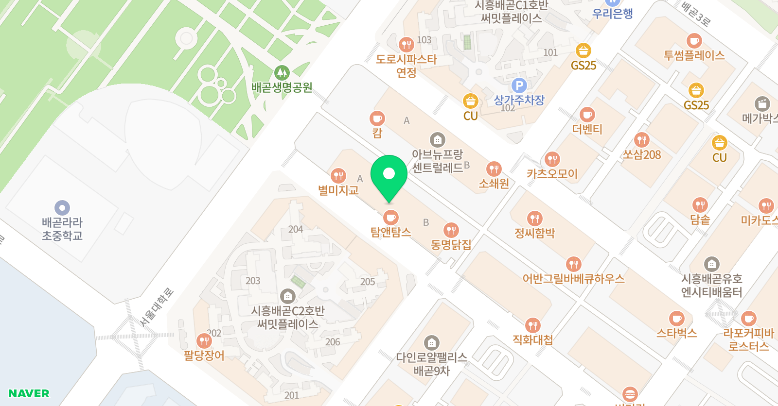 피아노뜰 음악교습소 위치