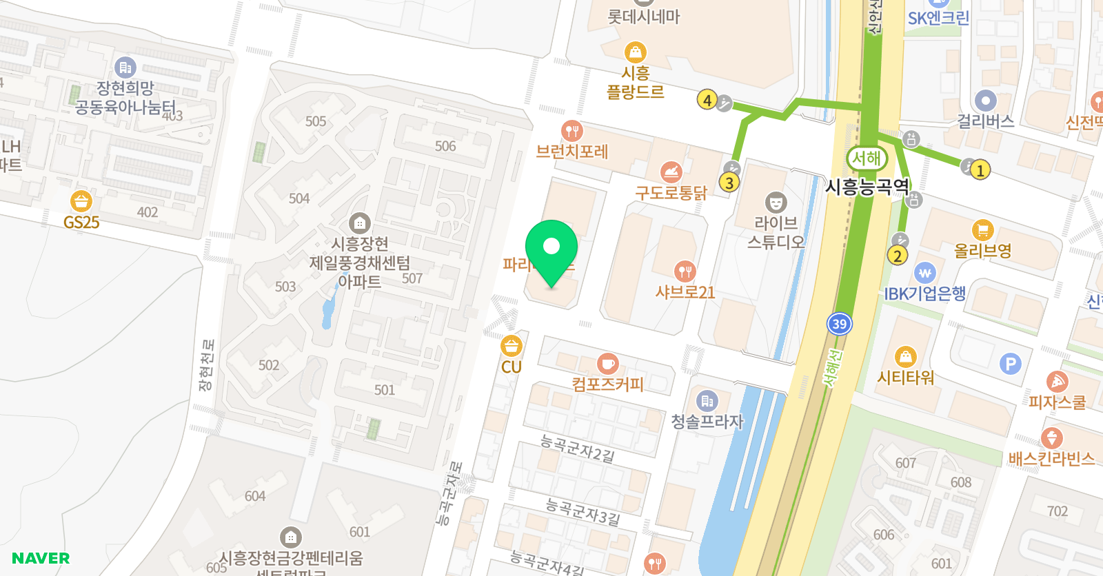 플라이매쓰 수학학원 위치