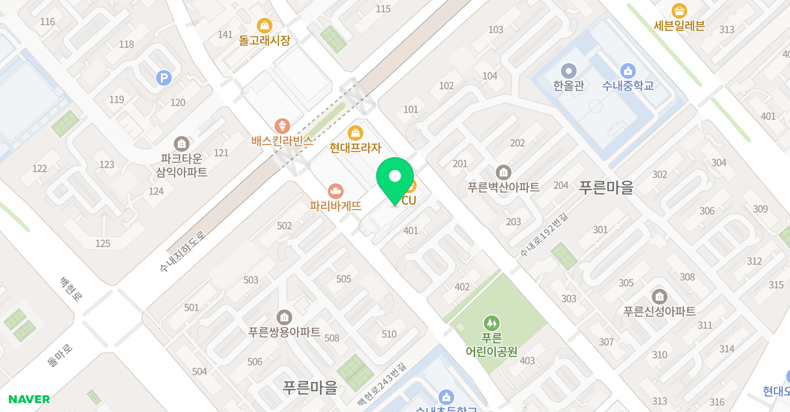 분당이쌤 수학교습소 위치