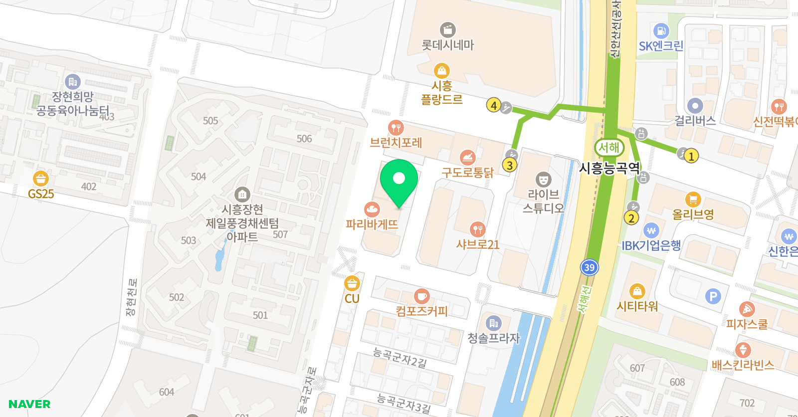 원 태권도 위치