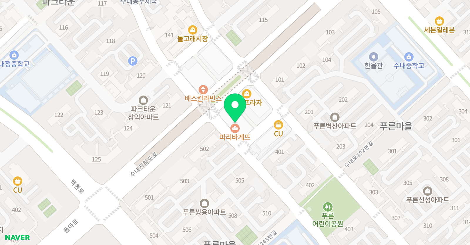 아소비 분당 수내초점 위치
