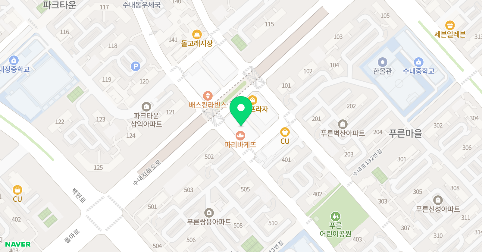 아이스마일 어학원 분당 위치