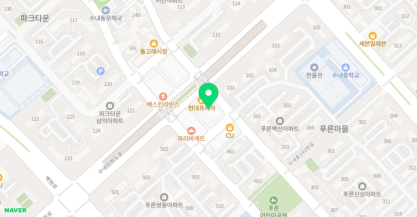 나무 국어 위치