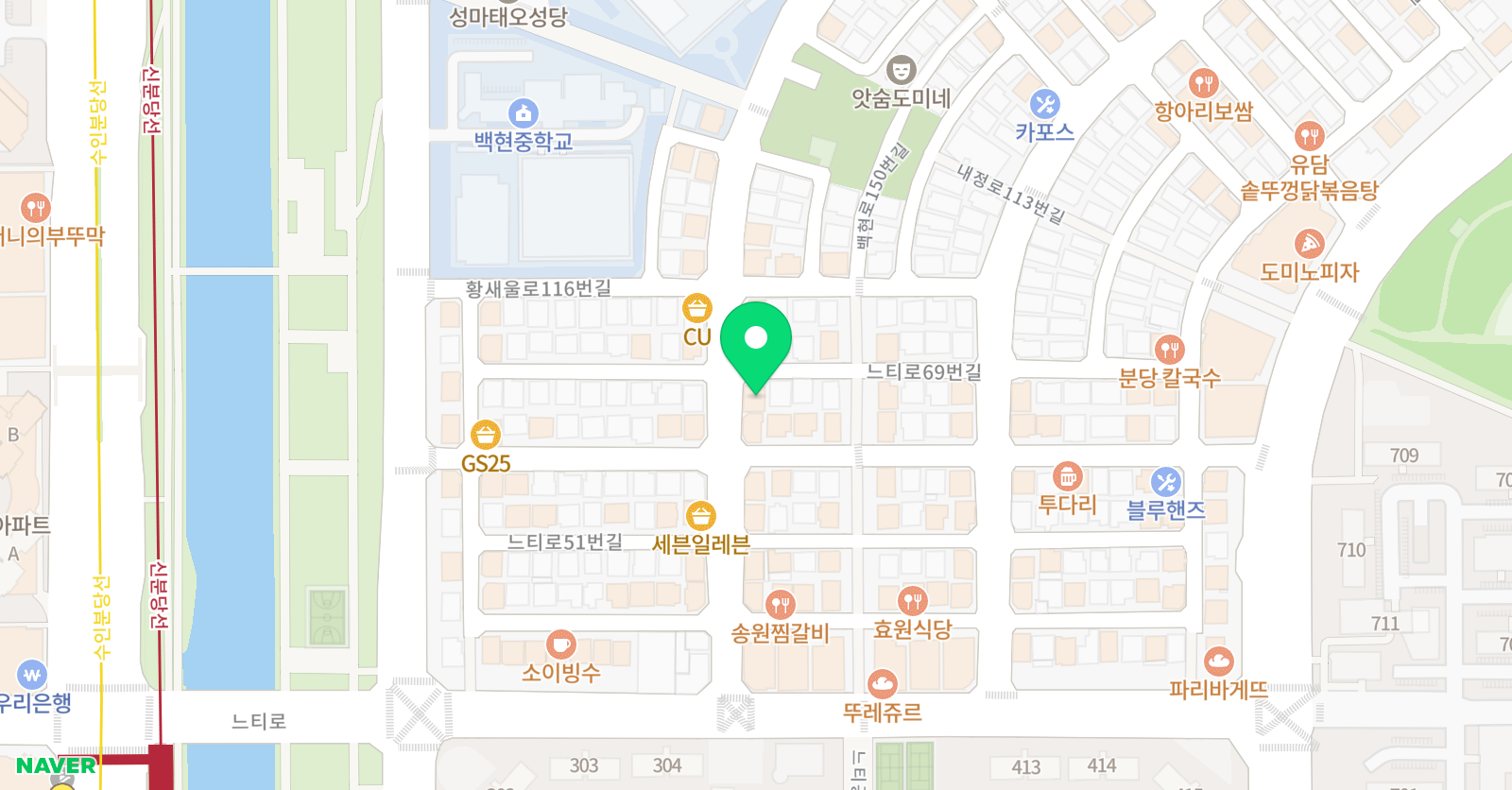 라온 리듬체조 위치