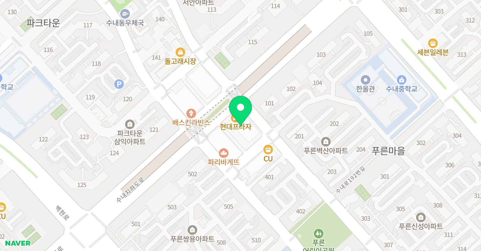 느티나무아뜰리에 미술교습소 위치
