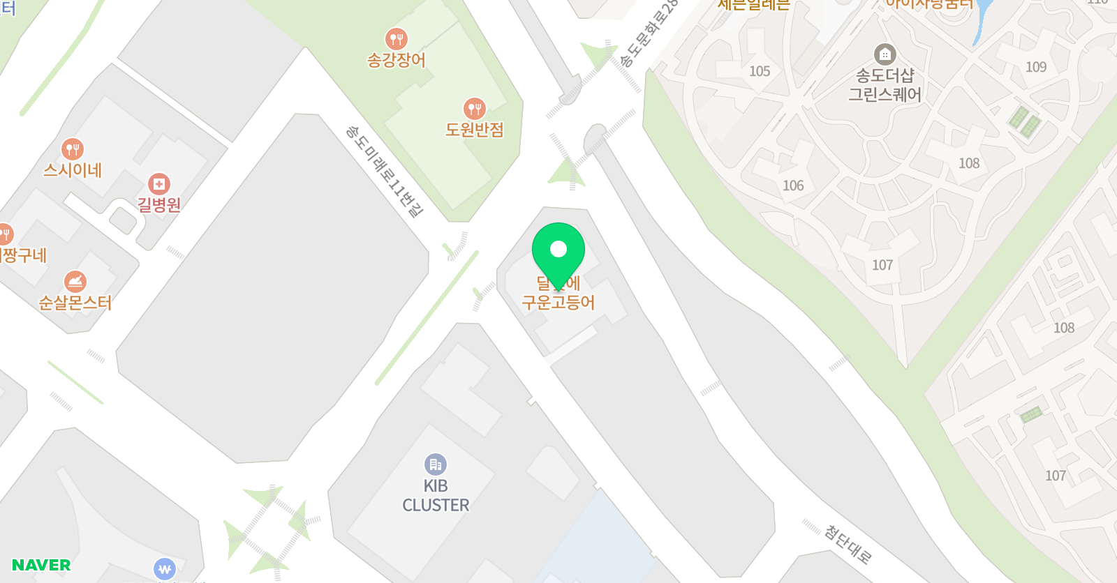 제7관 지코스 수학학원 위치