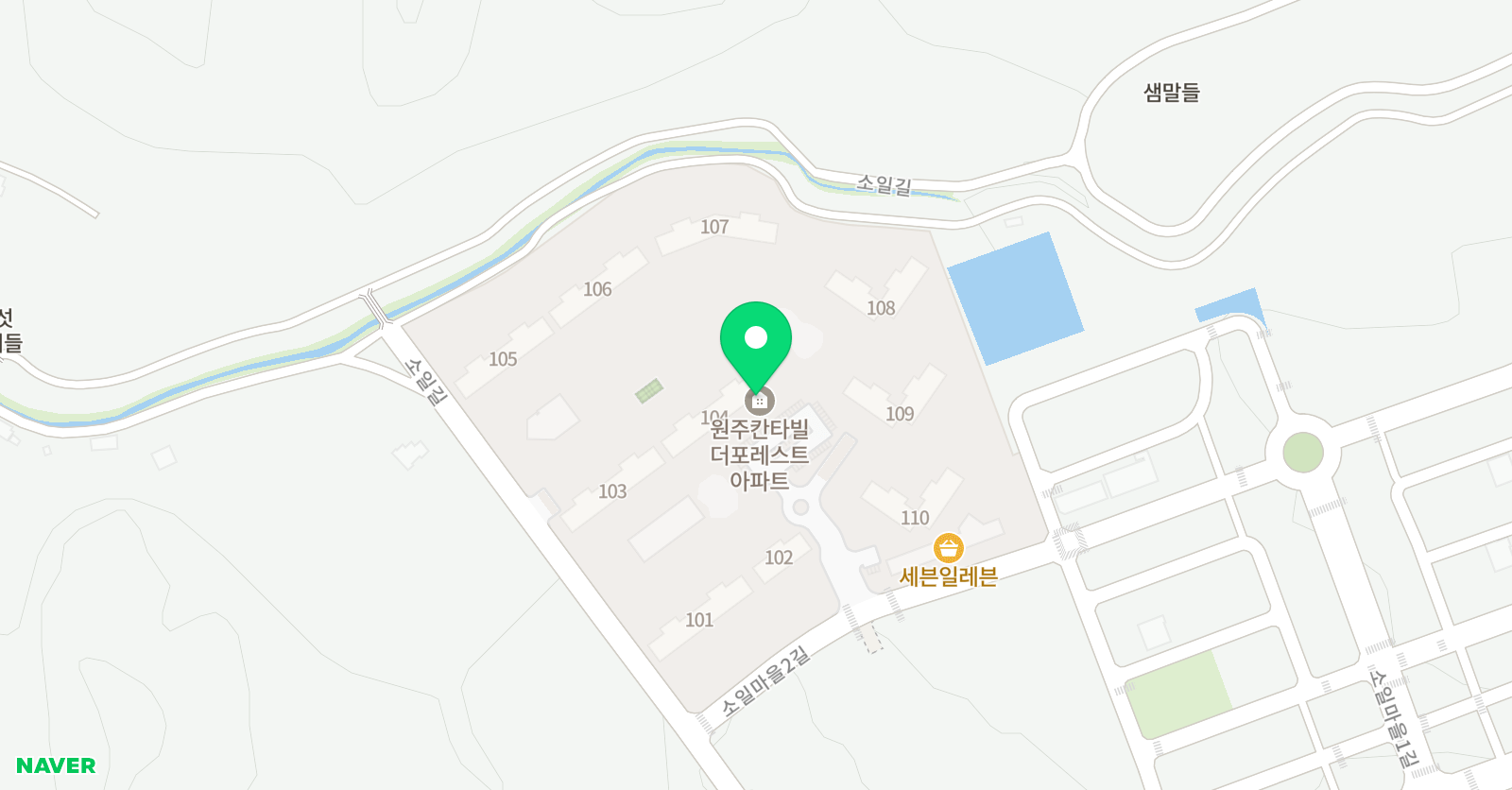 아소비 원주 태장칸타빌점 위치