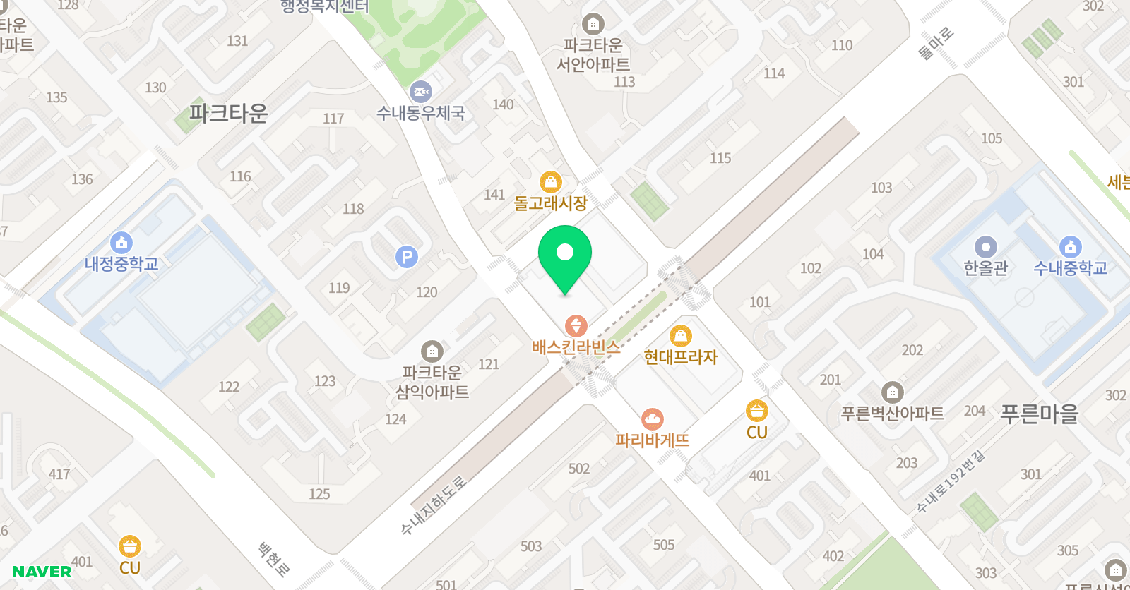 수내미술정원미술교습소 위치