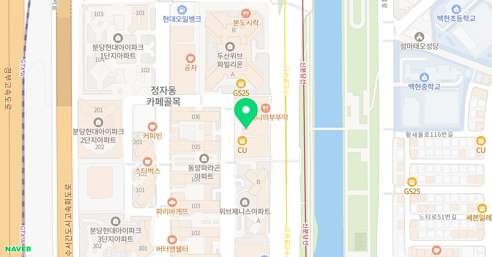 BPA 어학원 분당캠퍼스 위치