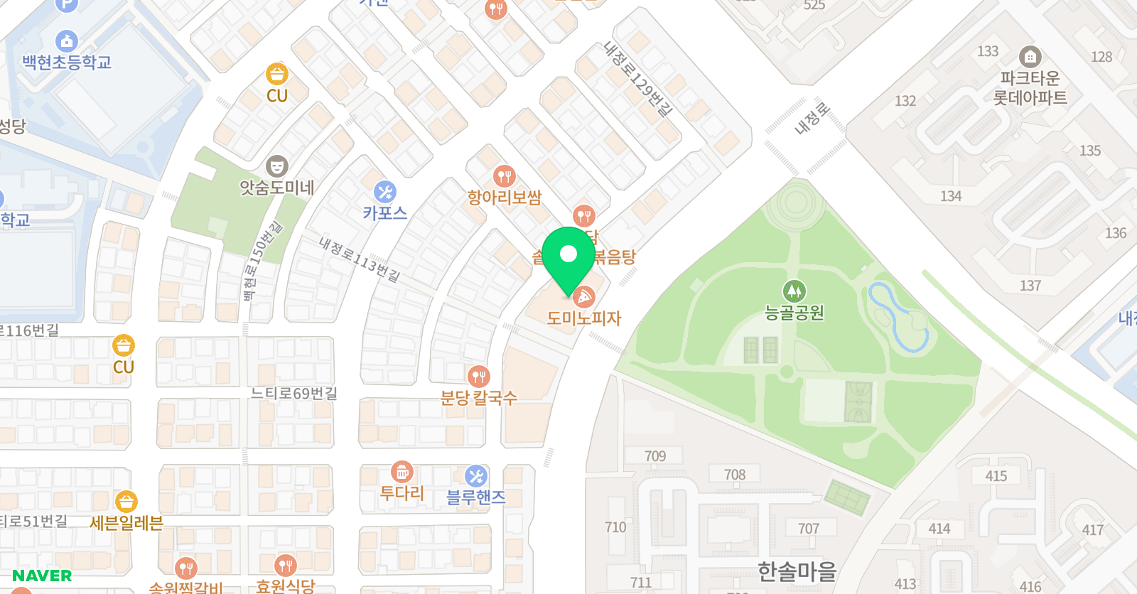 분당국제 펜싱클럽 정자점 위치