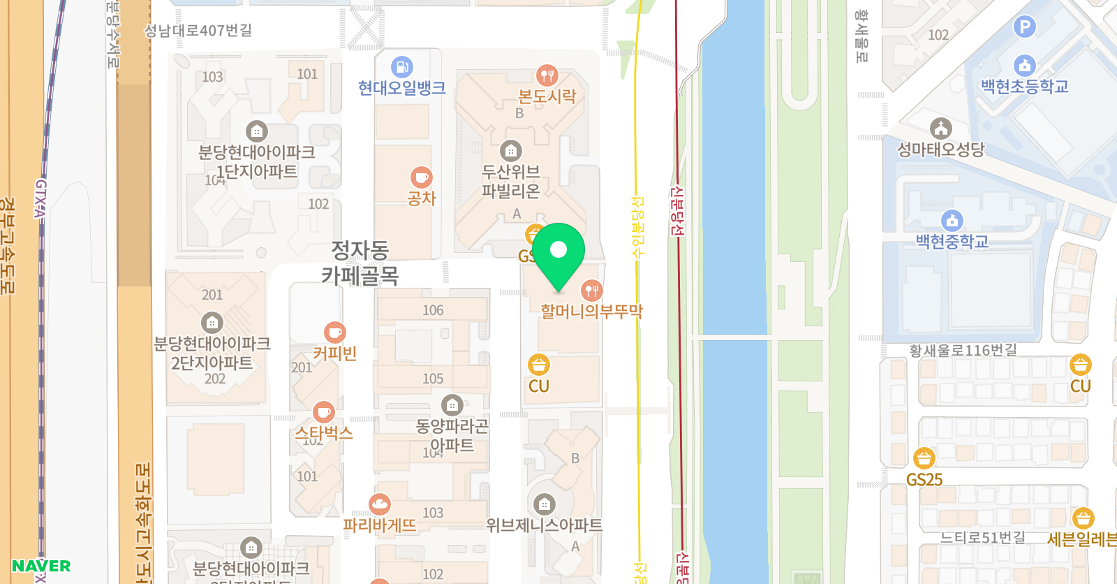 엠아이 어학원 분당캠퍼스 위치