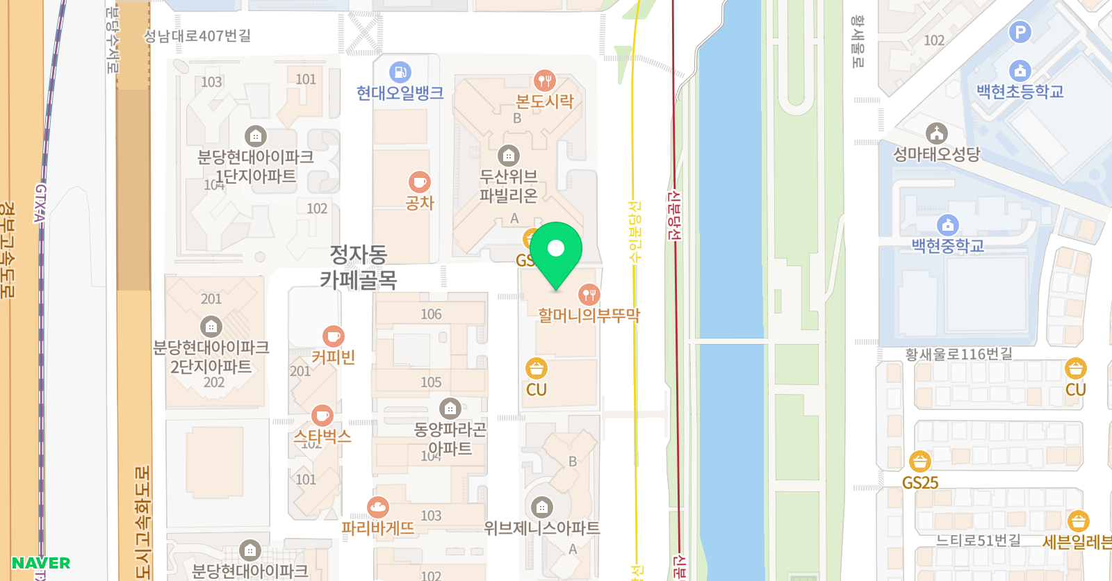 플라잉요가 인 뉴욕 위치