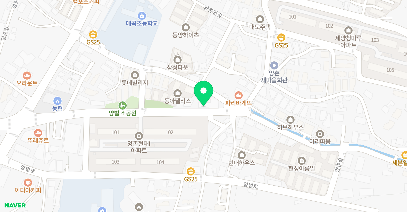 아소비 양벌매곡학원 위치
