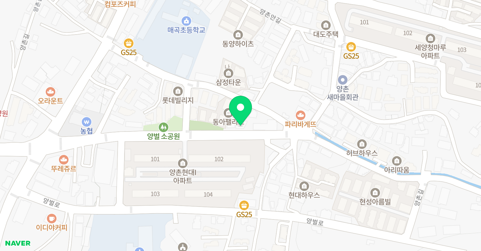 기탄 사고력교실 오포양벌점 위치