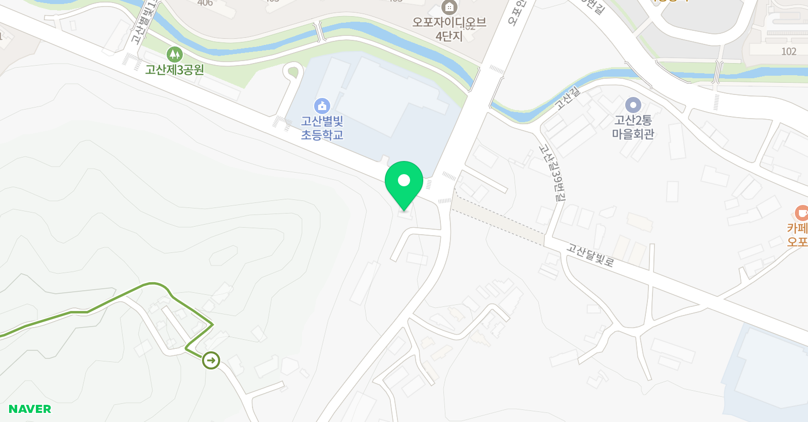 윌그로우 어학원 고산국제캠퍼스 위치