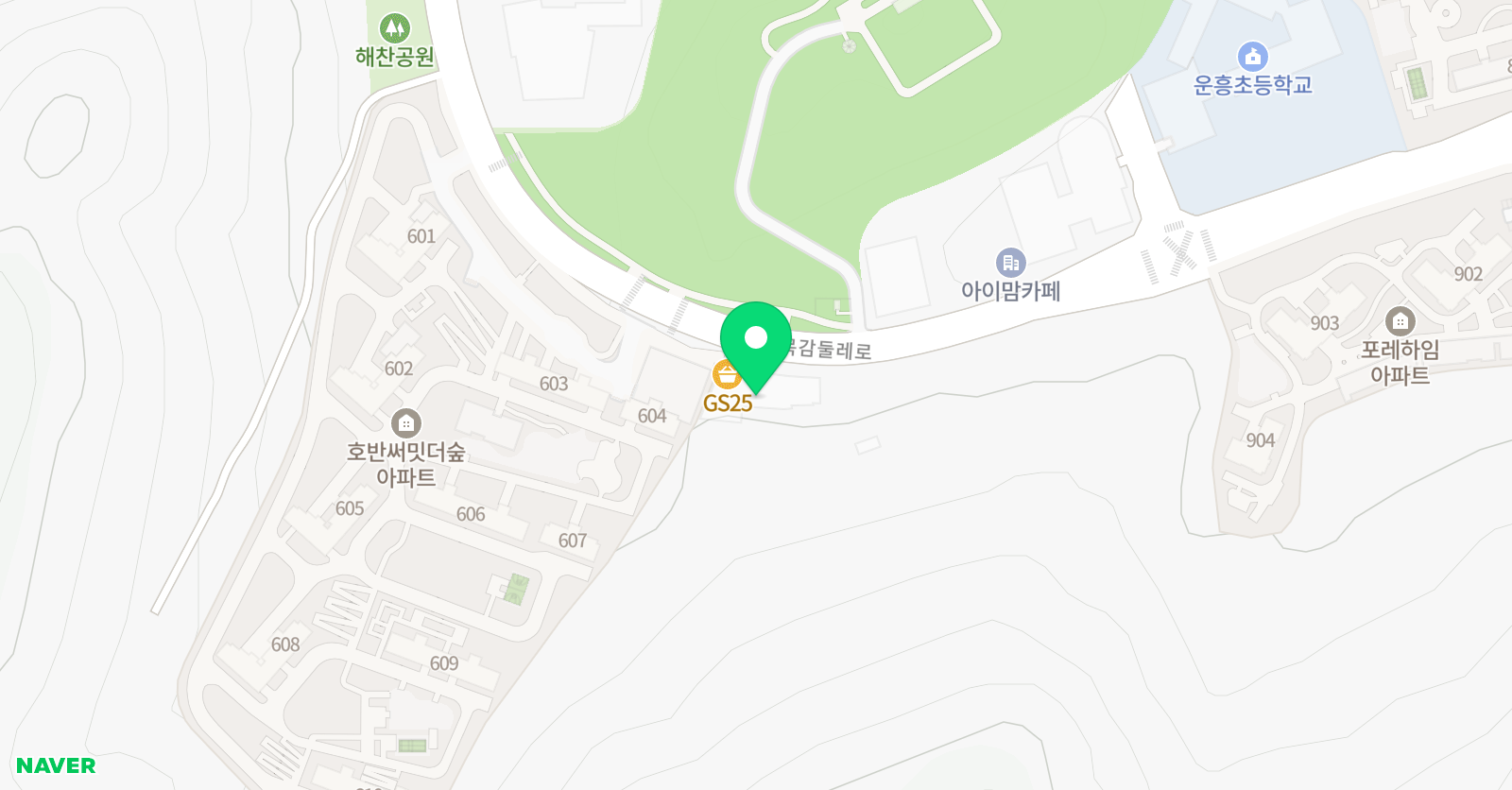 놀작더숲 미술학원 위치