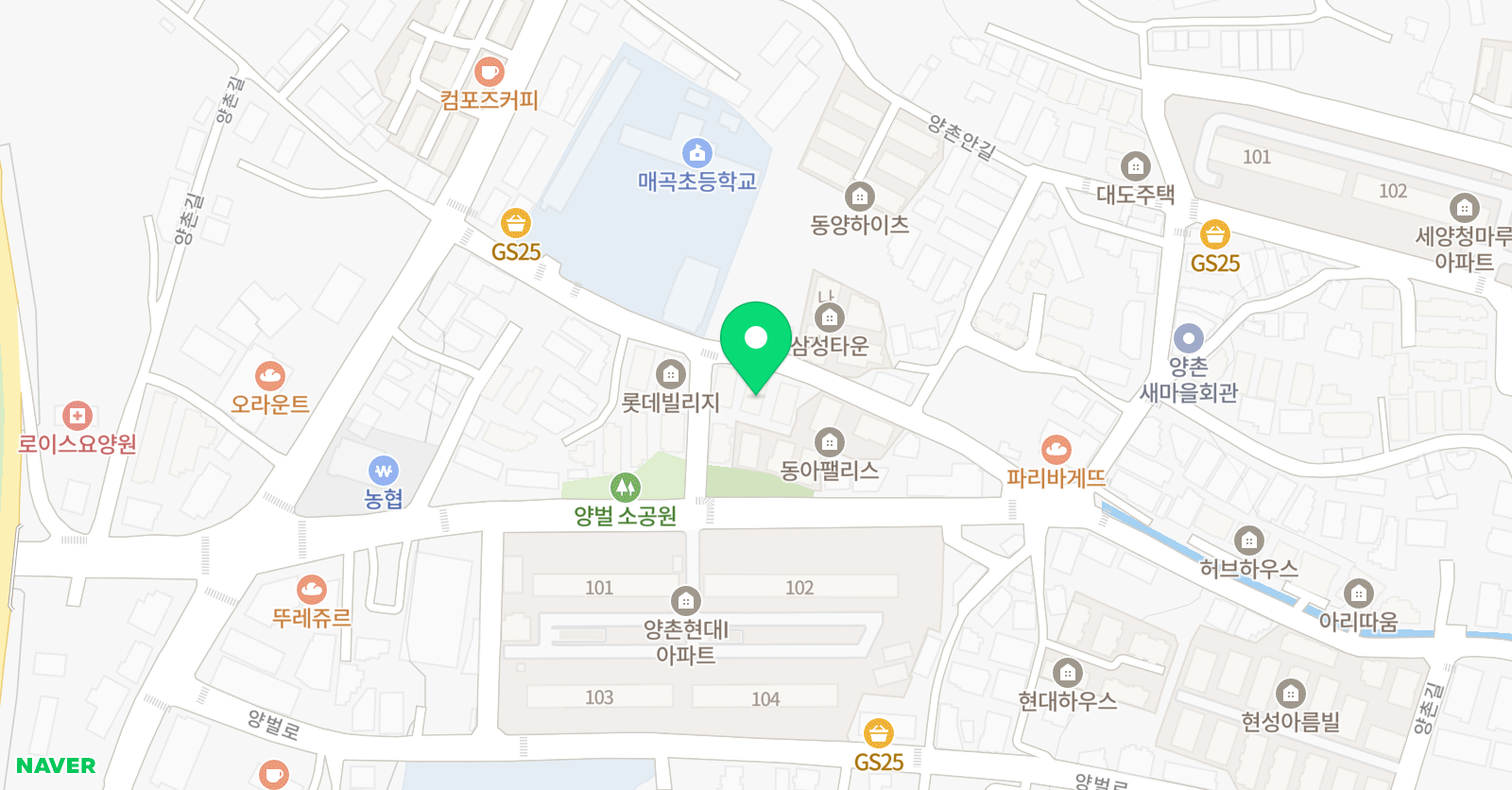 뮤엠 영어 지나캠퍼스 위치