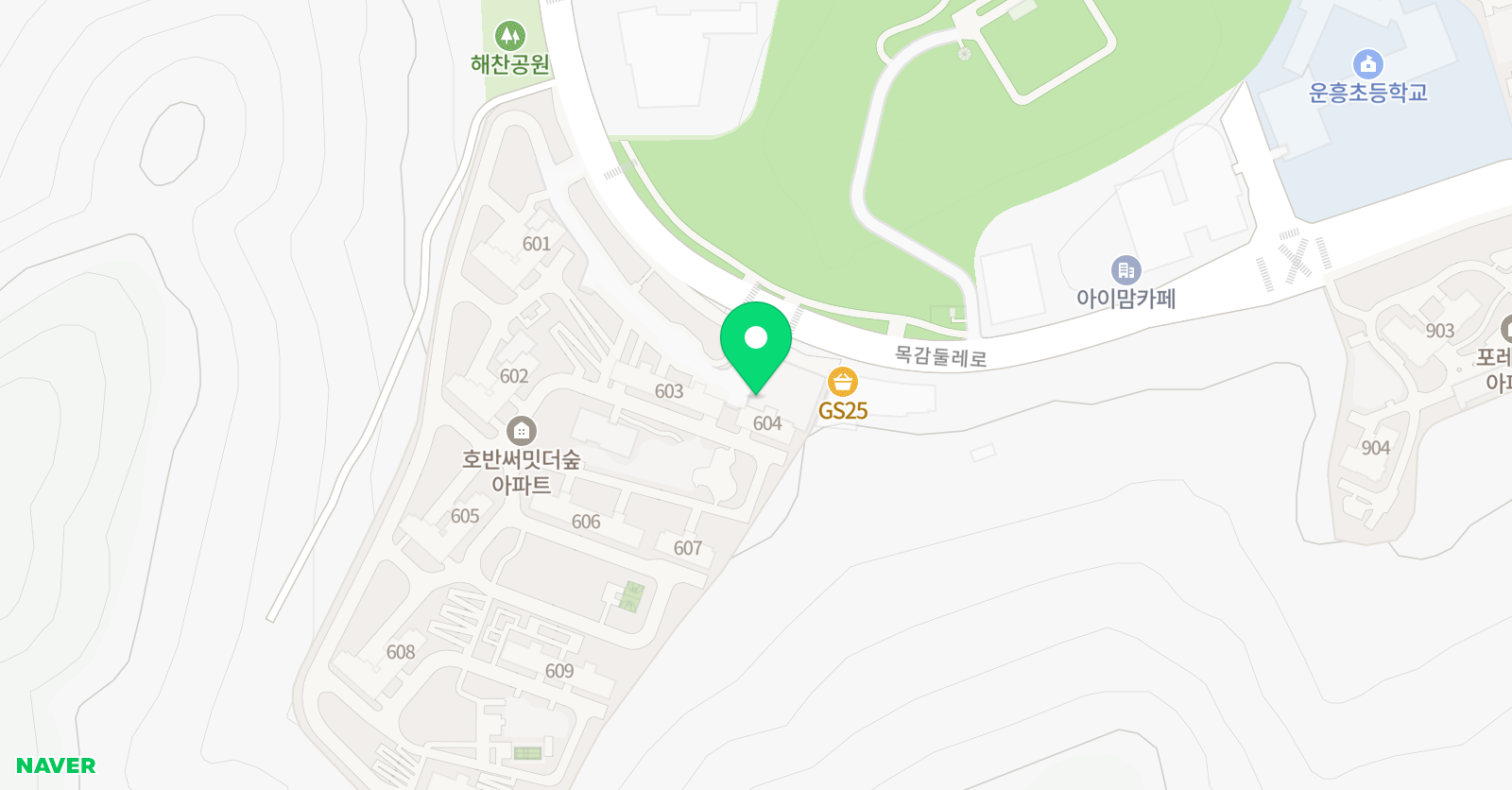 링키영어 목감호반더숲점 위치