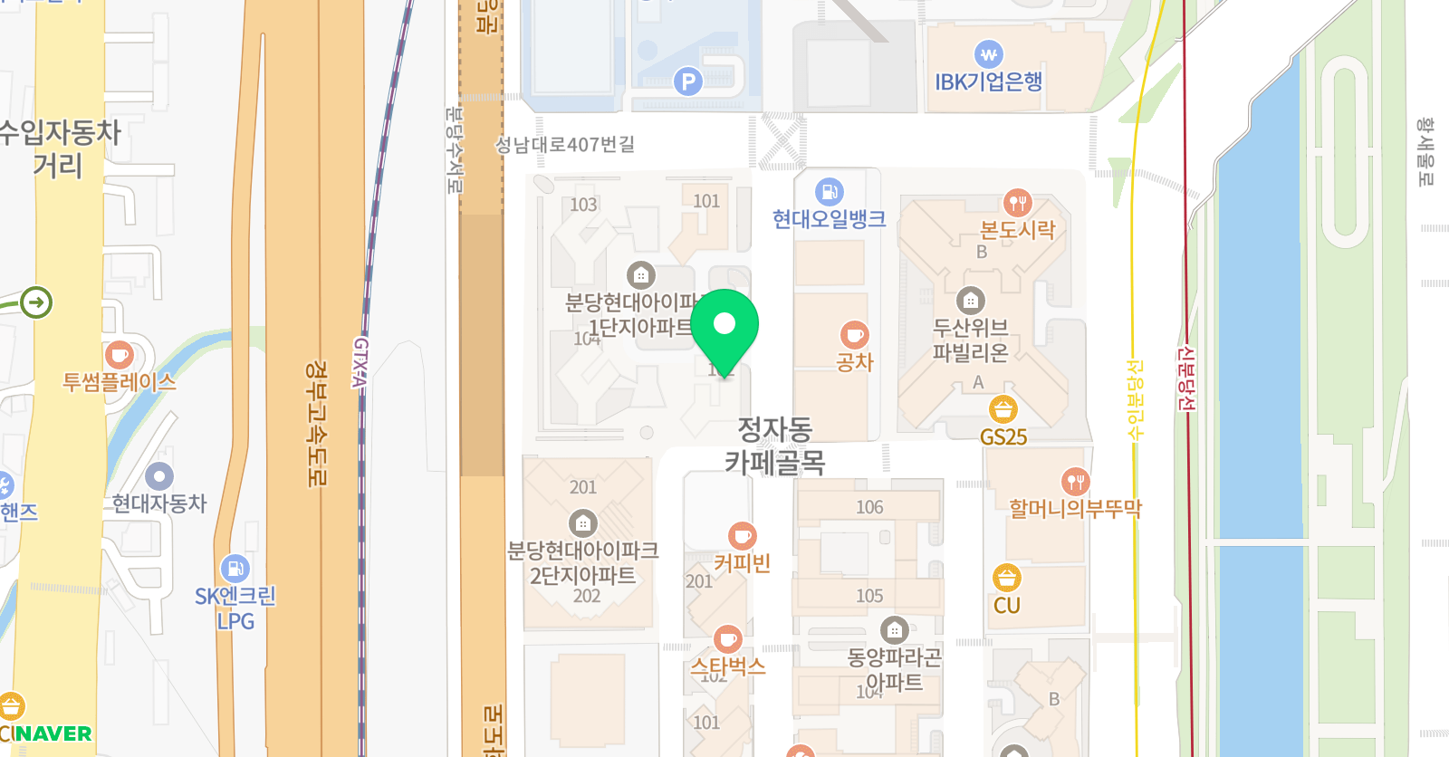 스타컴마하 예술학원 위치