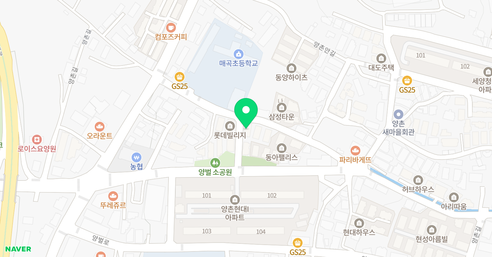 김쌤보습 이쌤영어학원 위치