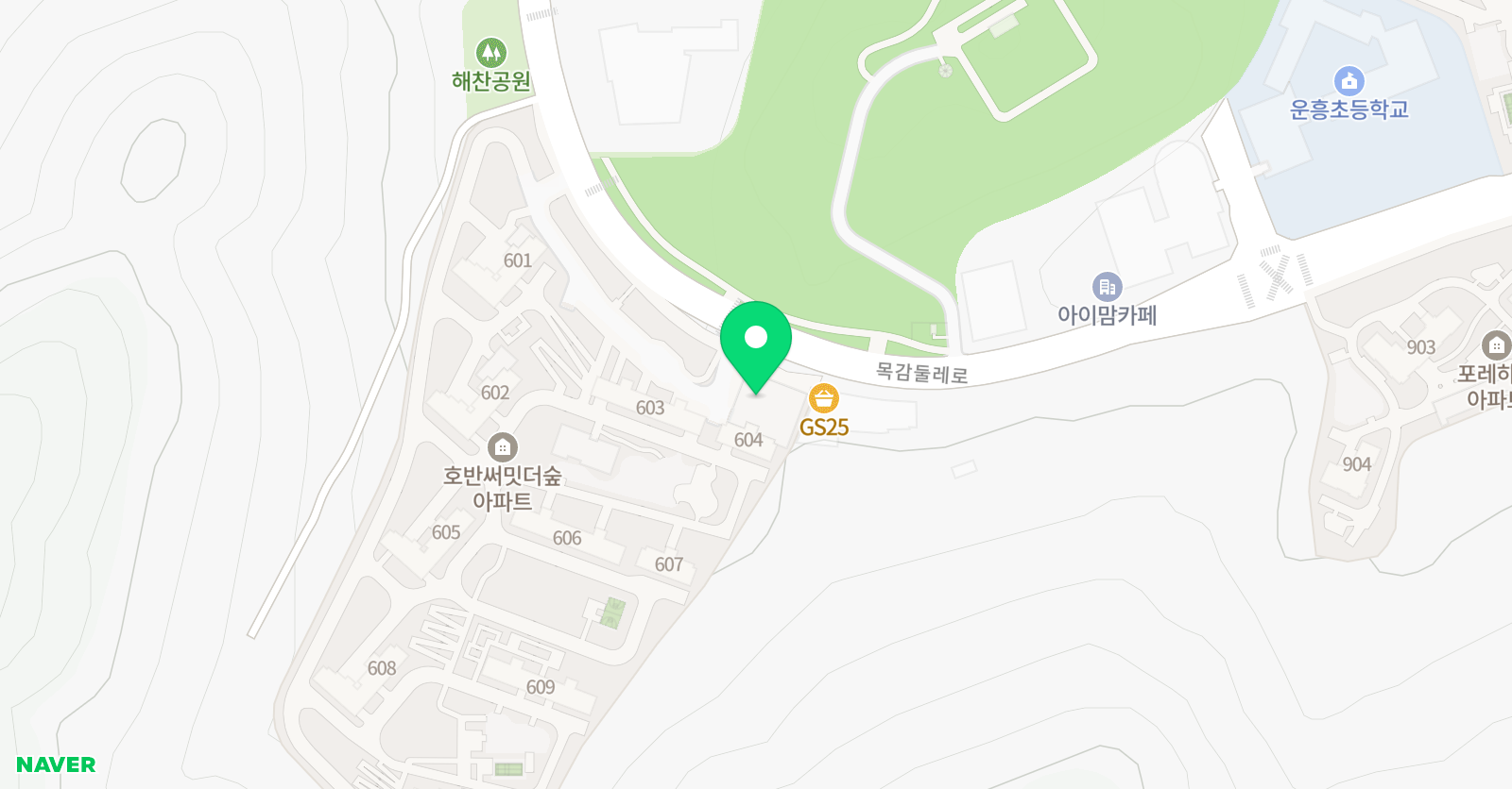 아소비 시흥 목감호반더숲점 위치