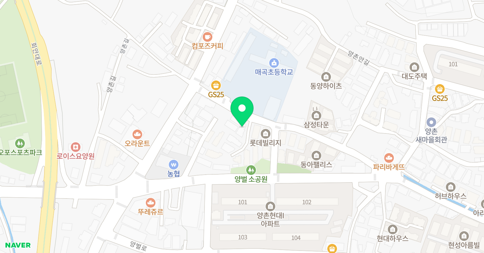 이룸에듀코아학원 위치