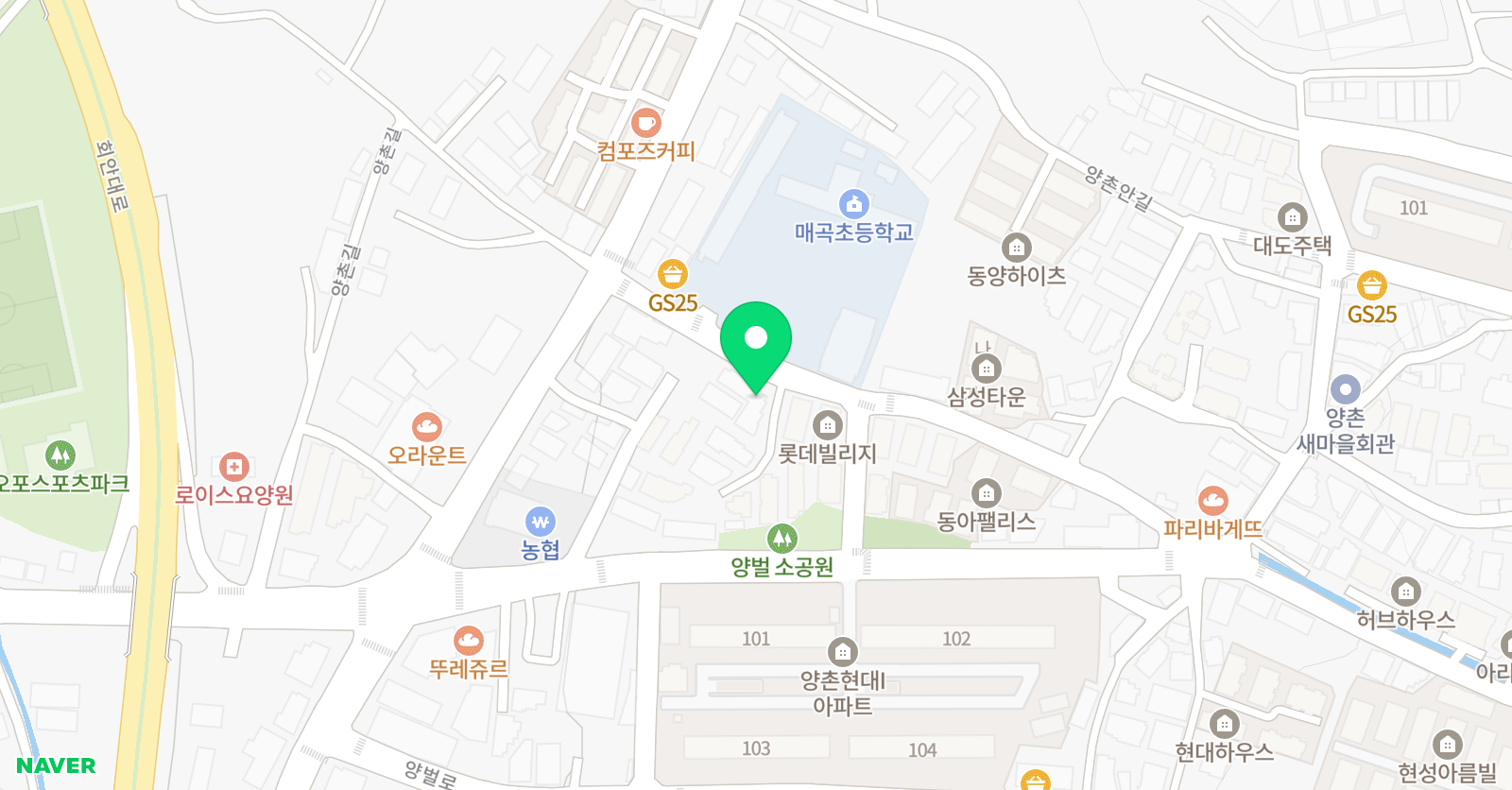 아발론랭콘 외국어학원 광주매곡캠퍼스 위치