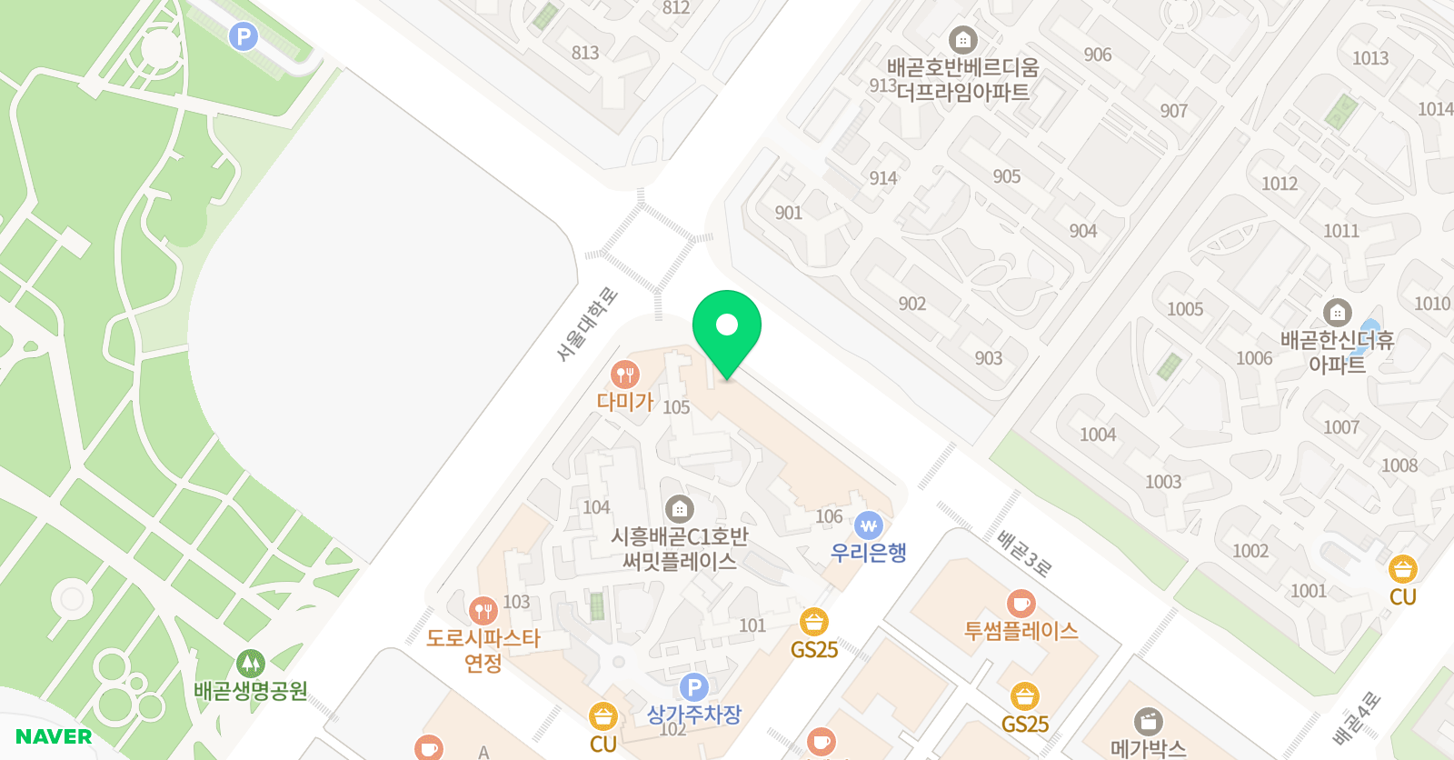 버클리 피아노 위치