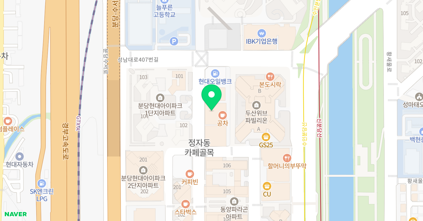 수학생각 학원 위치