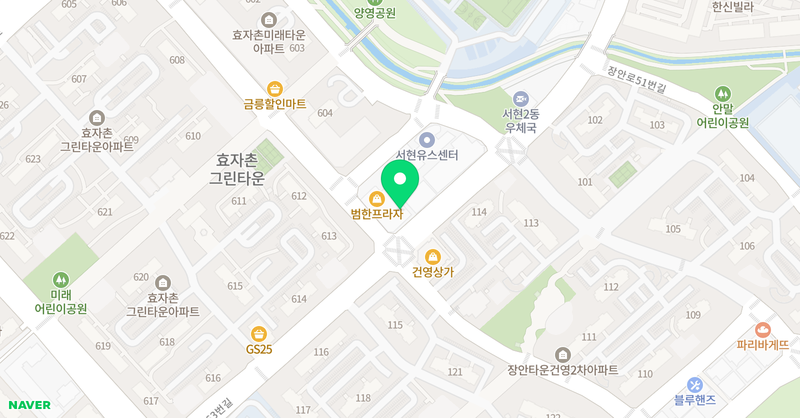 SY 영어교습소 위치