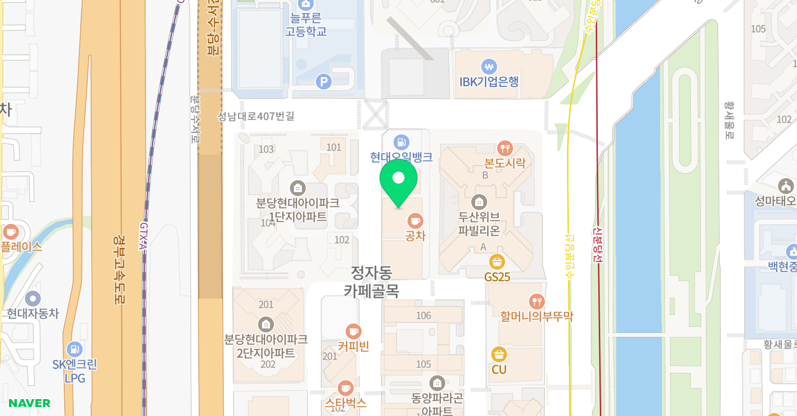 i엘랑 음악학원 위치