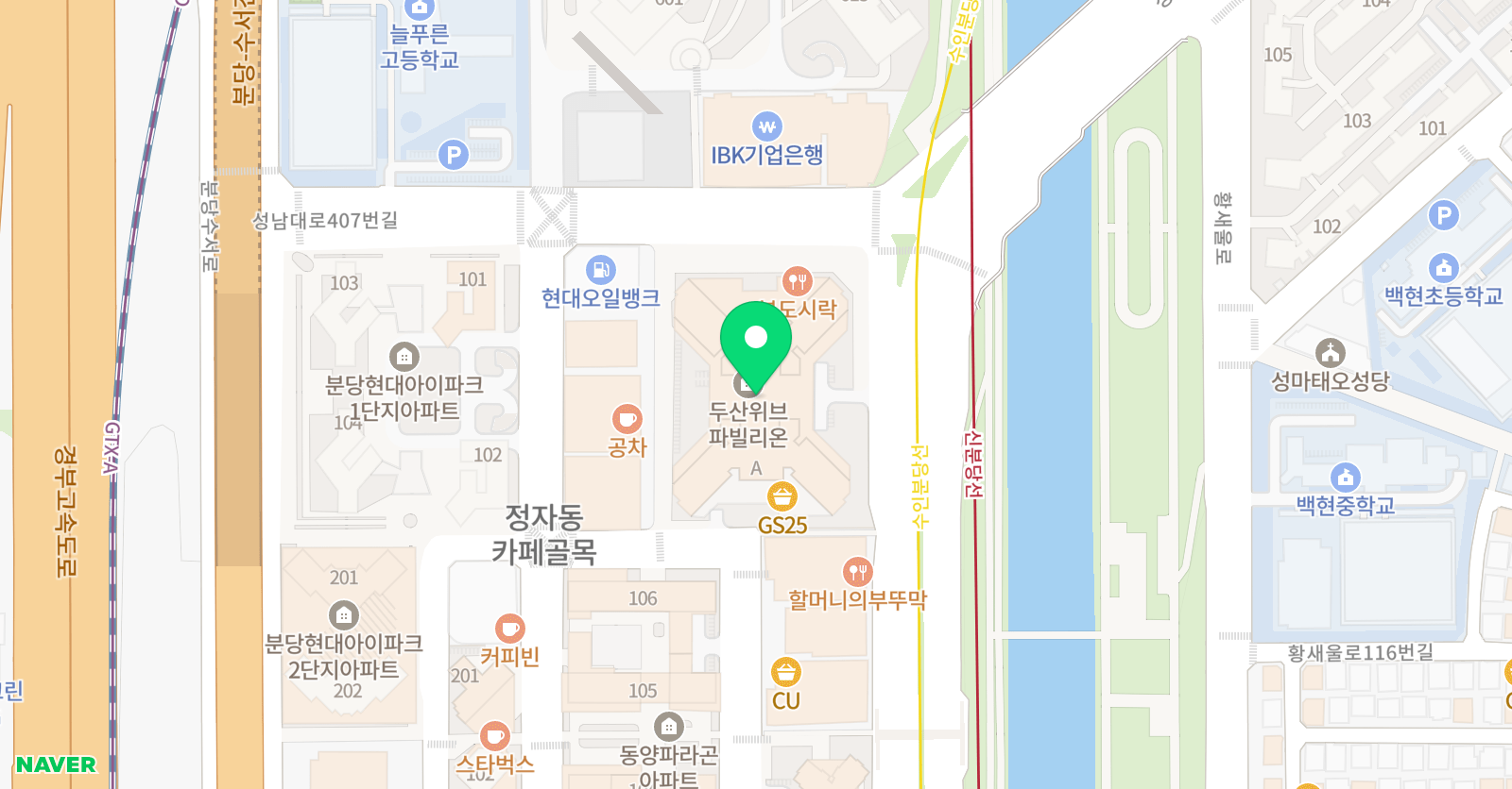 올바른수학학원 위치