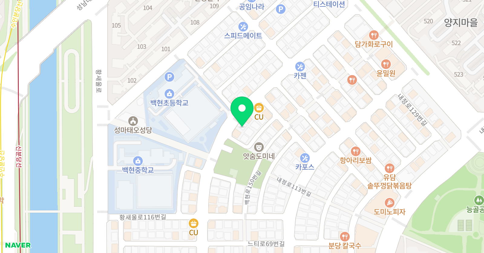 샴 요가 위치