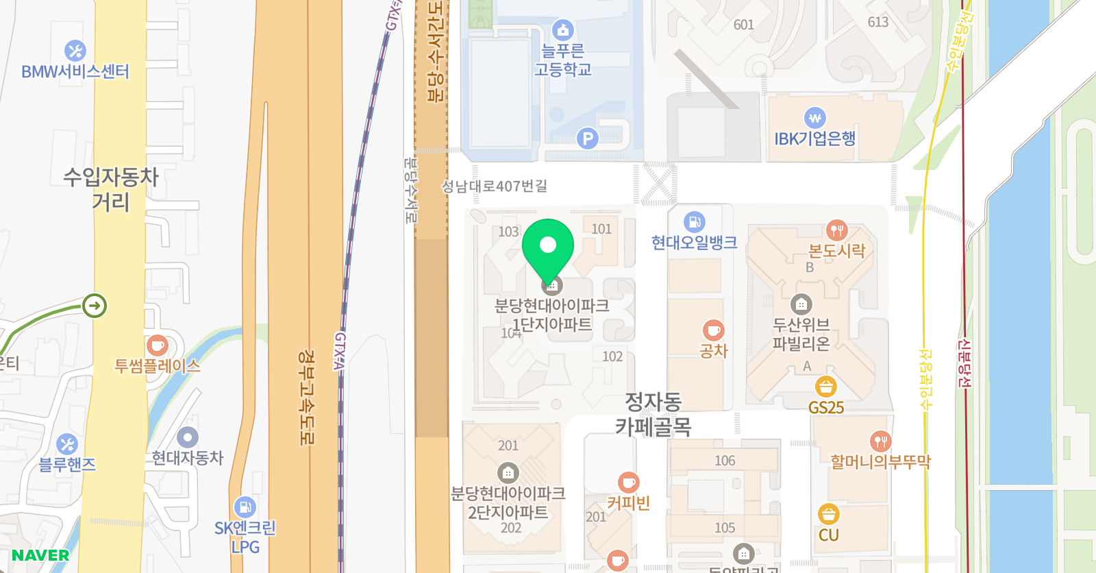 수학하다 학원 드림관 위치