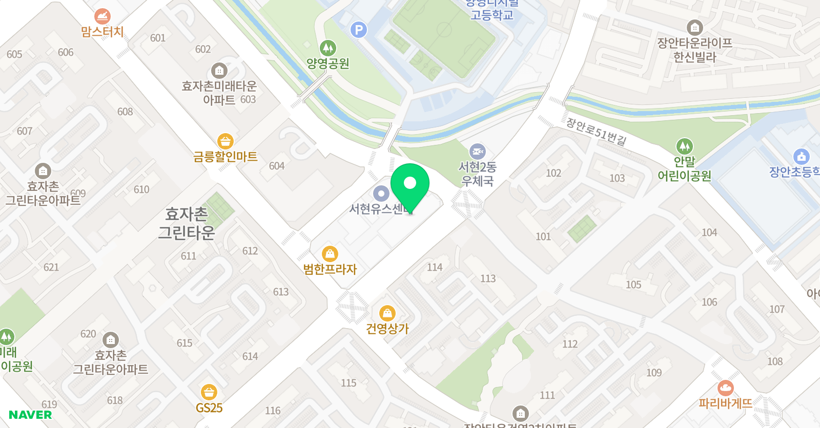 에이드영어 분당서현캠퍼스 위치
