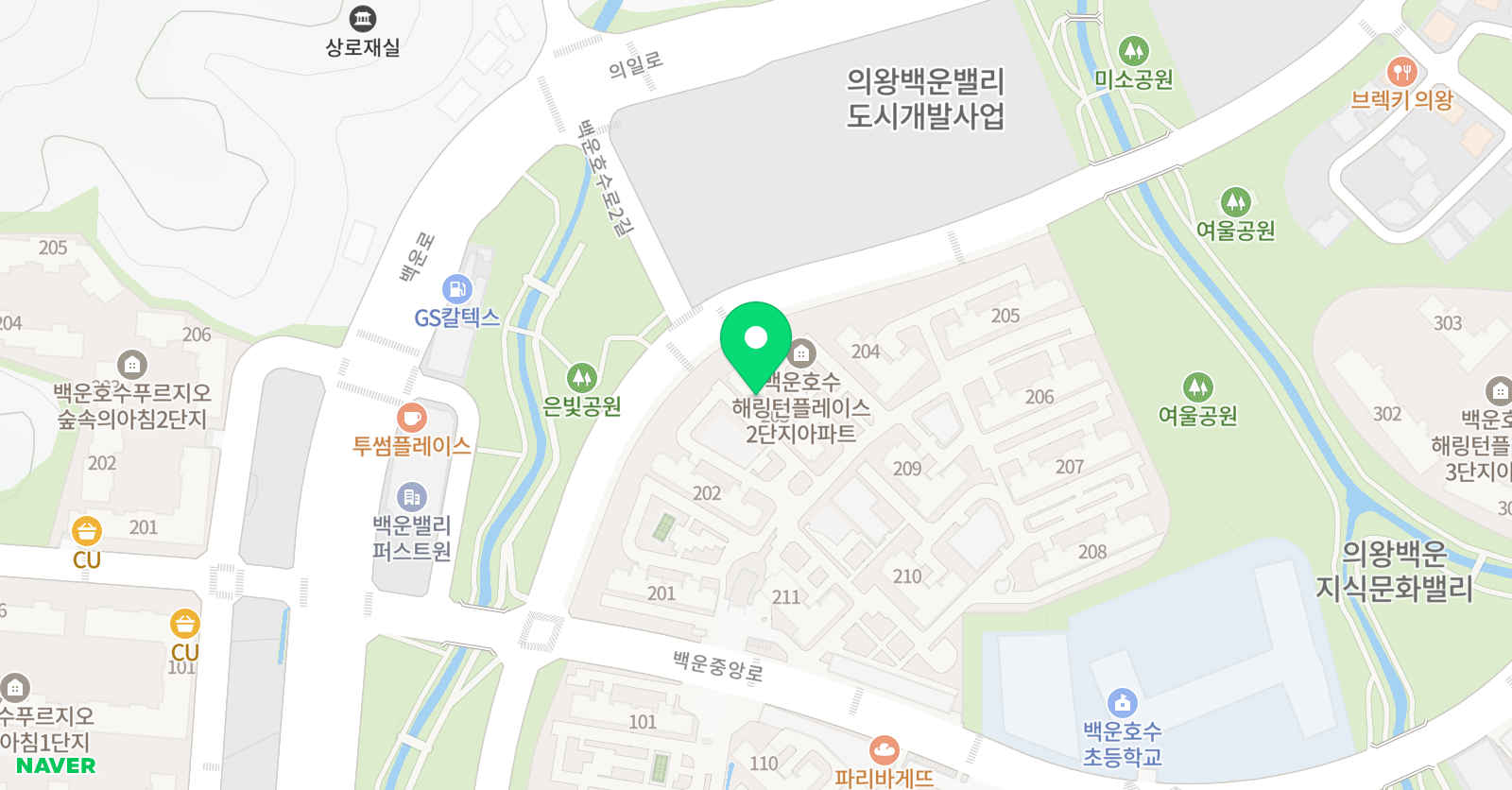 기탄 사고력교실 의왕해링턴2단지교실 위치