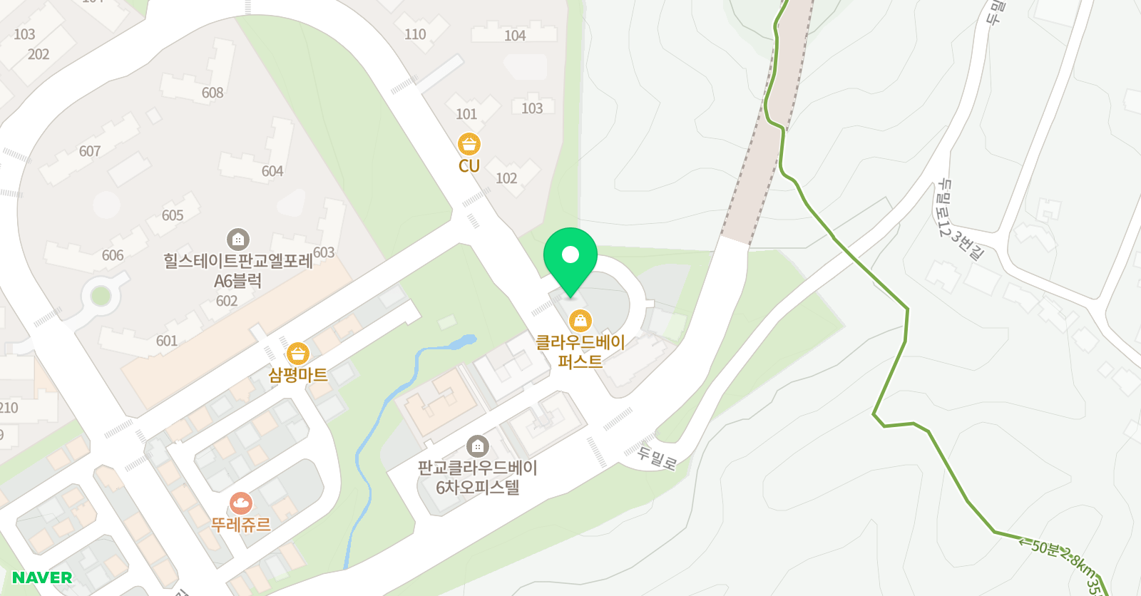 라이트 어학원 판교캠퍼스 위치