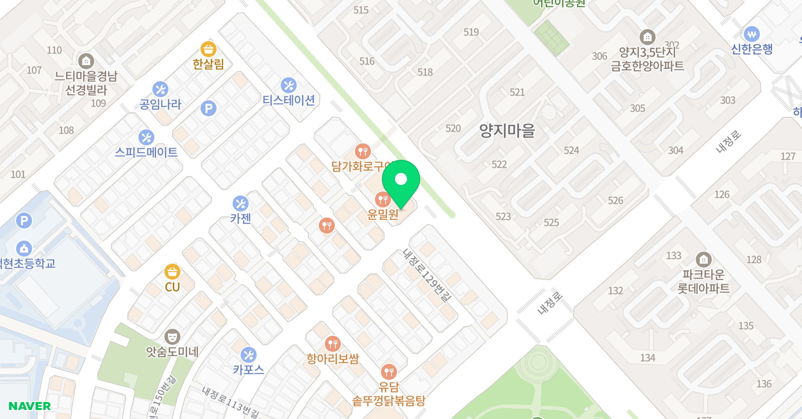 시매쓰 분당정자점 위치