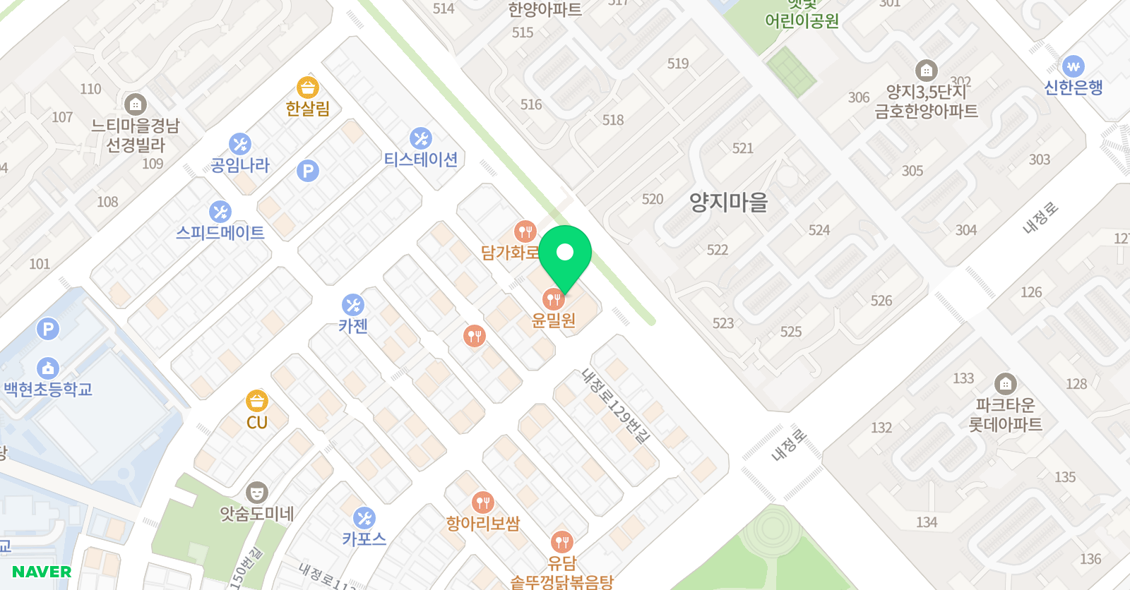 수이학원 분당캠퍼스 위치