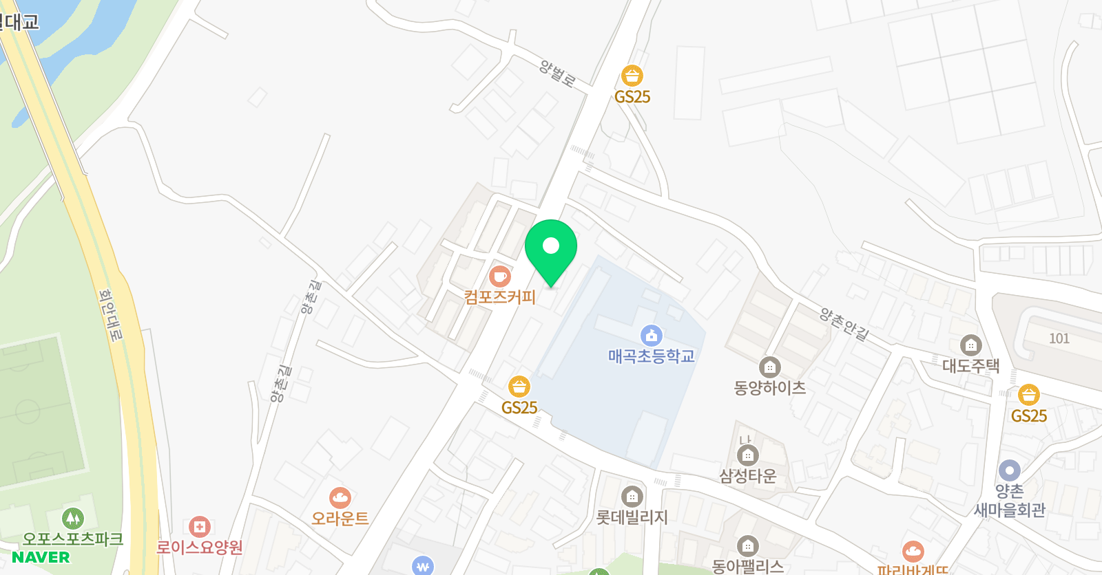 하이플러스 학습센터 오포학원 위치
