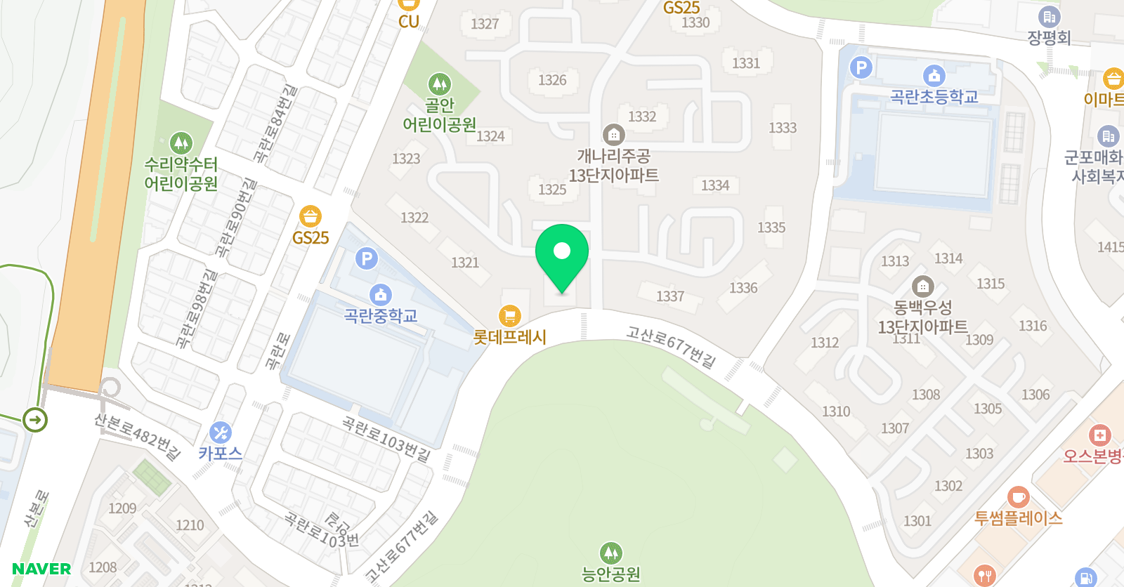 조이풀아트 미술교습소 위치