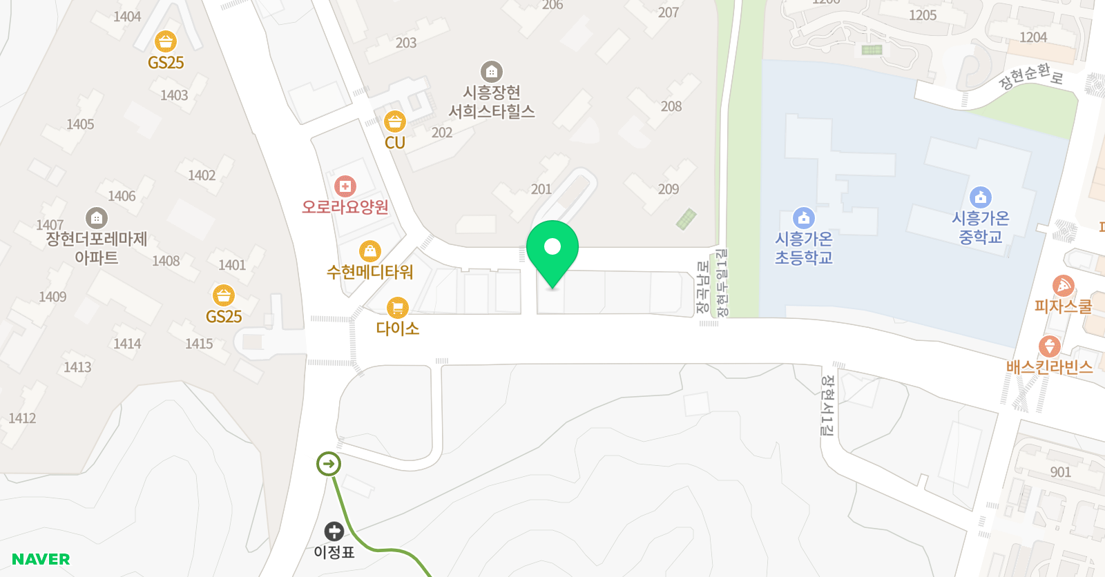차앤국 수학국어전문학원 위치